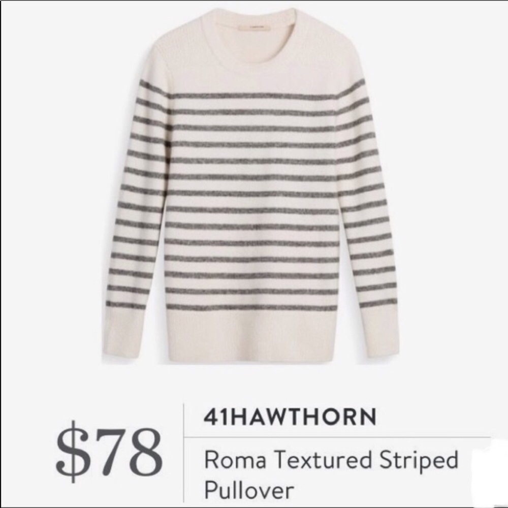 Cozy 41 Hawthorn (Stitch Fix) Roma Textured Sweater❣️